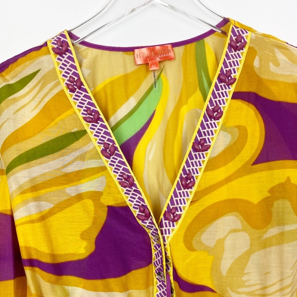 Hale Bob Cabana Embroidered Embellished Tunic M - Picture 10 of 13